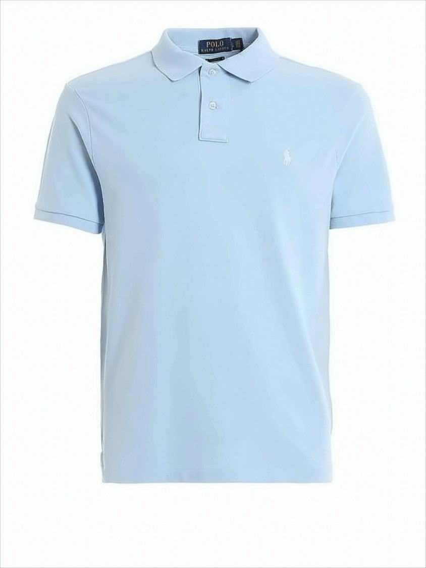 Short-Sleeve Polo Shirt With Classic Collar And Subtle Logo