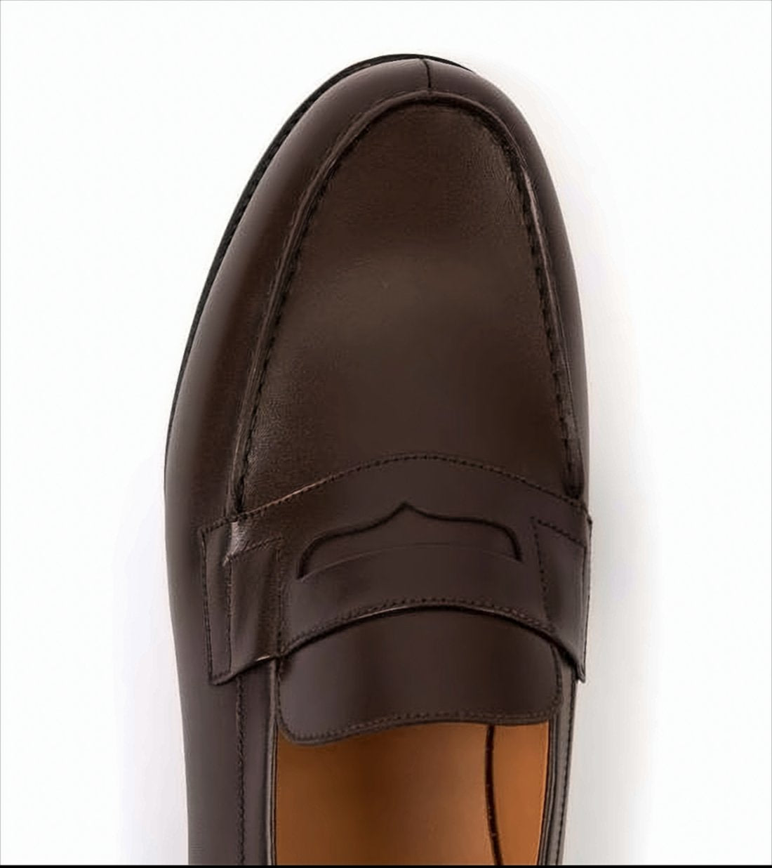 Refined Brown Calf Leather Loafers