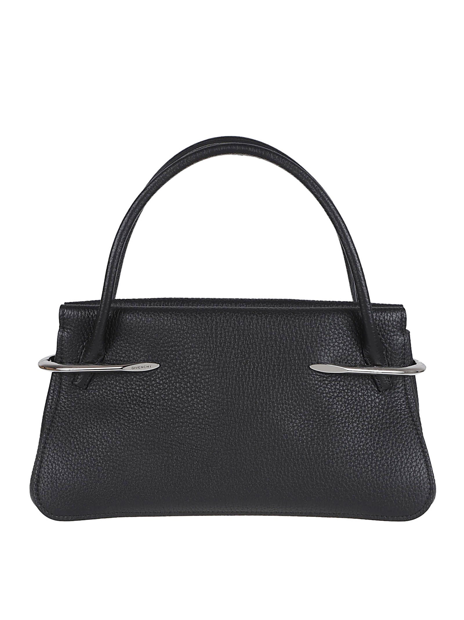 Medium Black Handbag In Full-Grain Calfskin