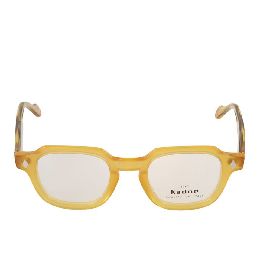 Turbot Translucent Amber-Yellow Turbot Sunglasses with Gradient Temples