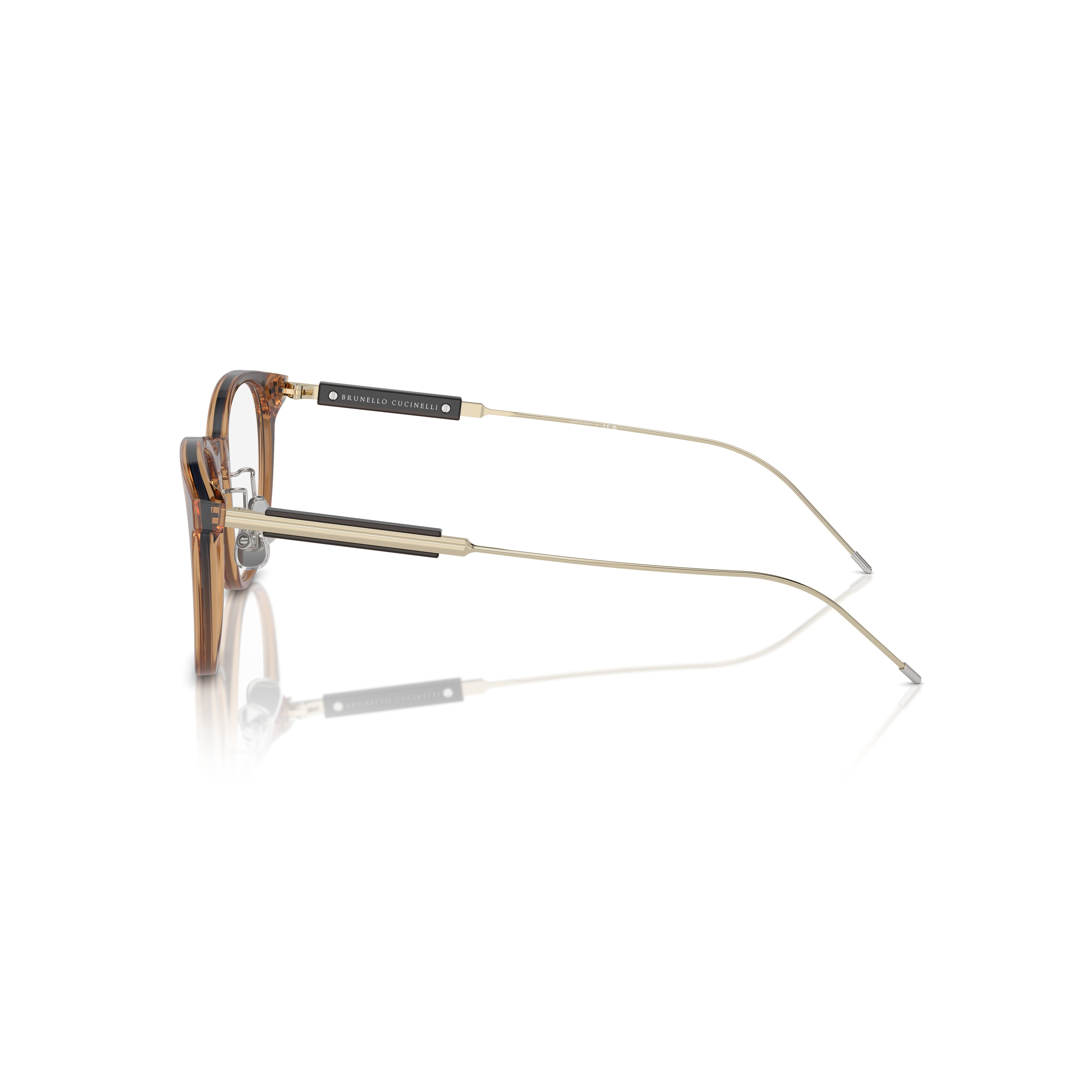 0bc3006 Gradient Acetate Sunglasses with Metallic Temples