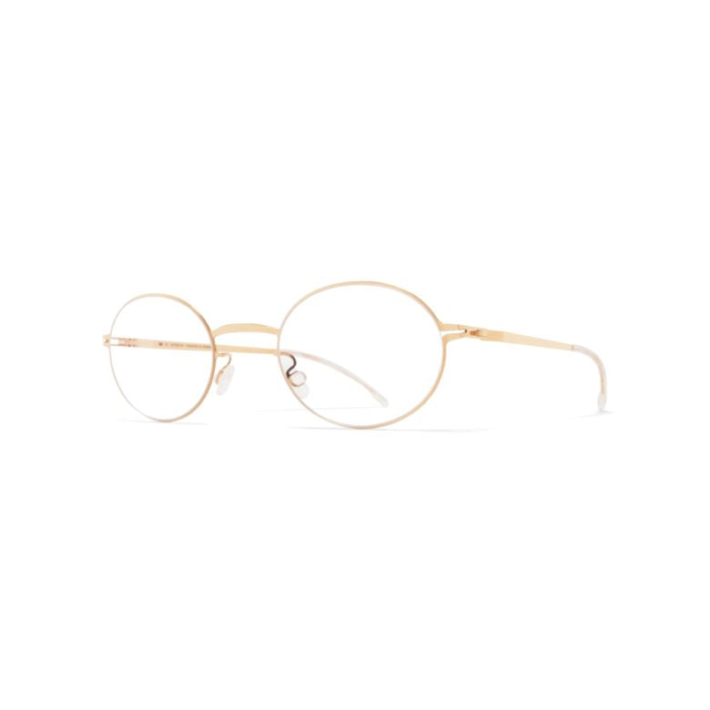 Emmi Round Gold-tone Metal Eyeglasses
