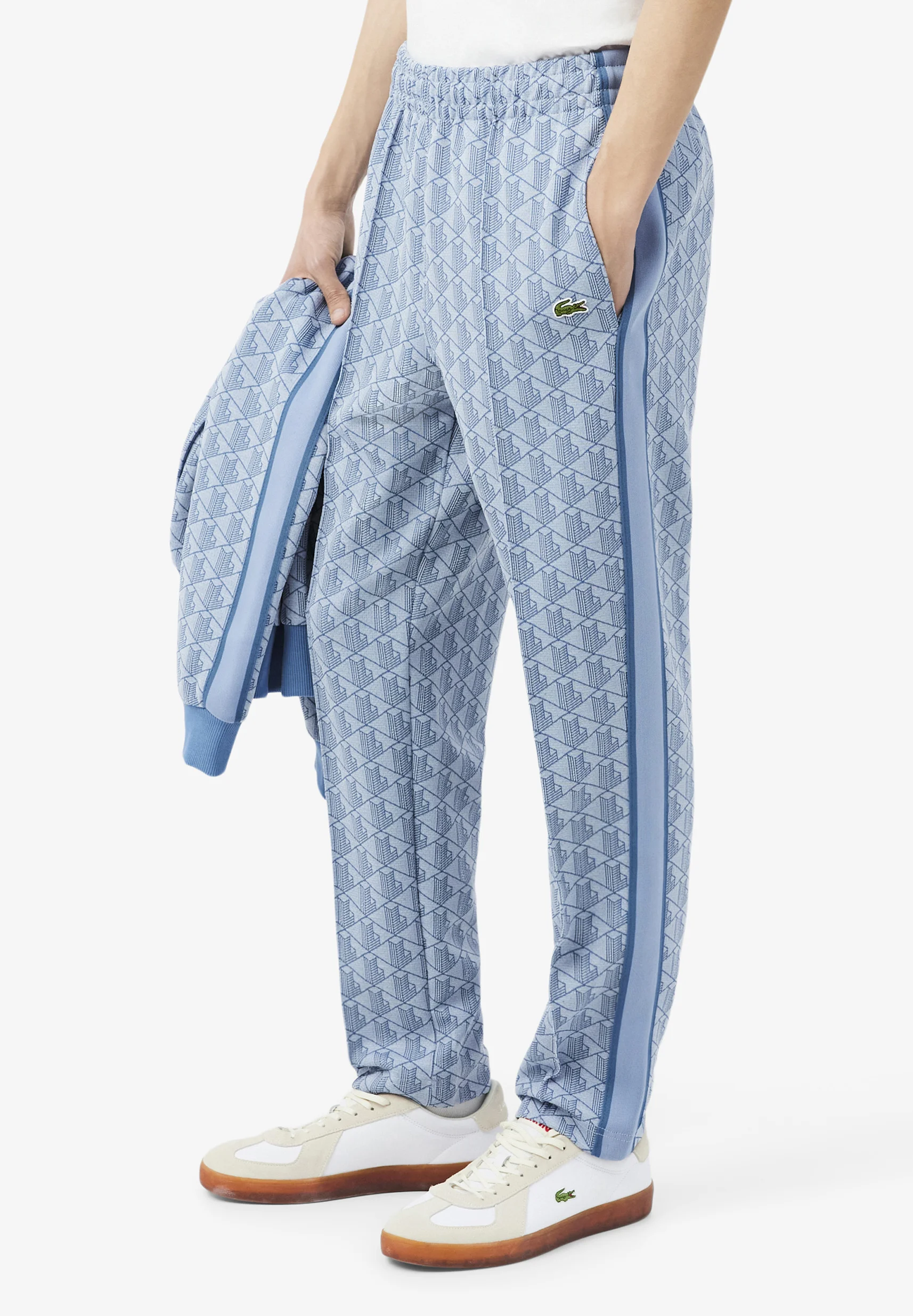 Light Blue Paris Monogram Pants