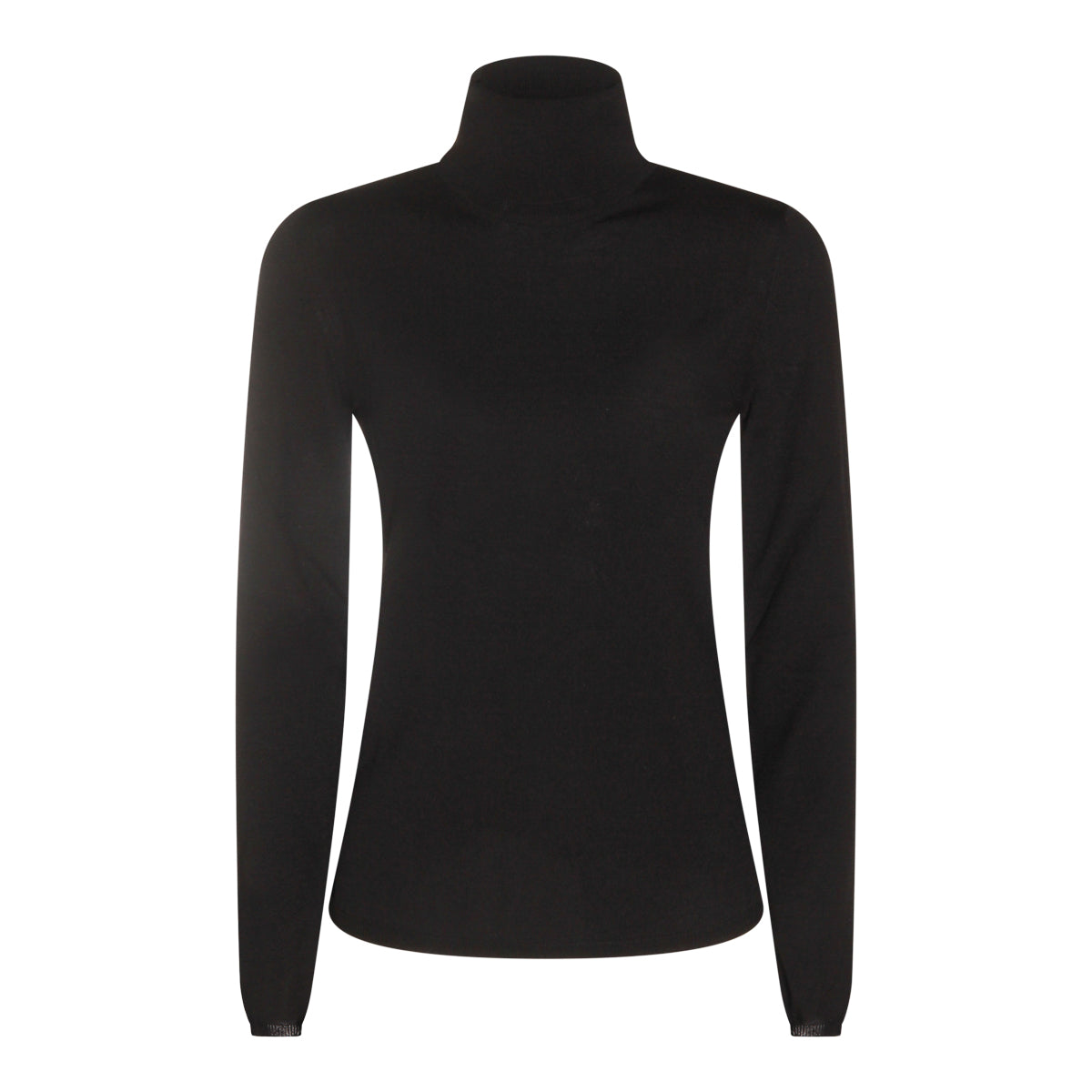 Black Wool Knitwear
