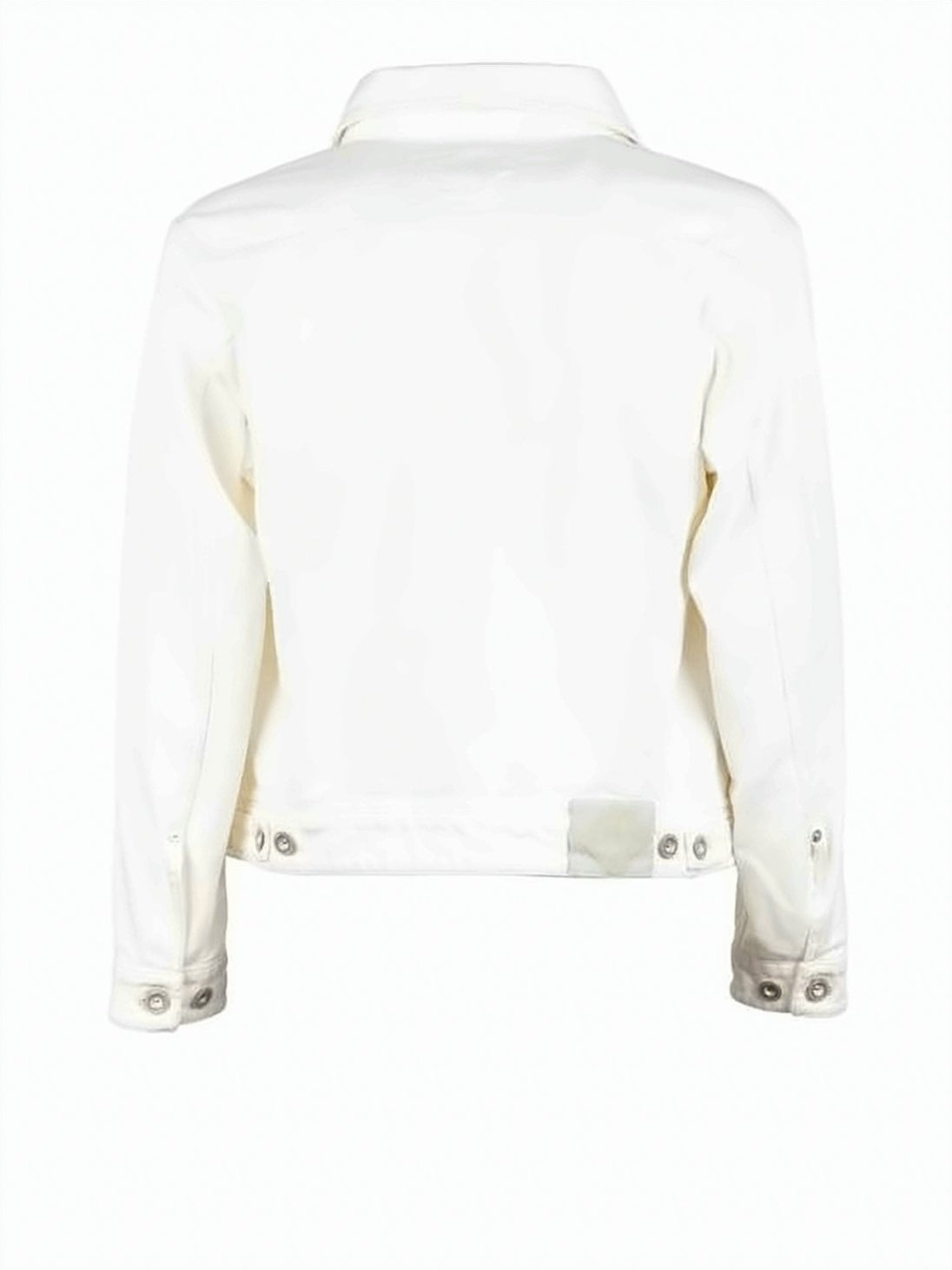 Structured Indigo Denim Jacket With Pointed Collar