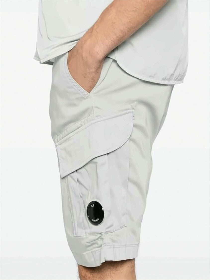 Tailored Utility Shorts with Round Lens Detail