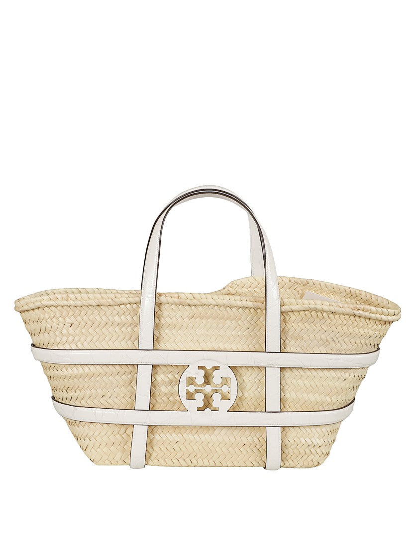 Structured Woven Raffia Tote