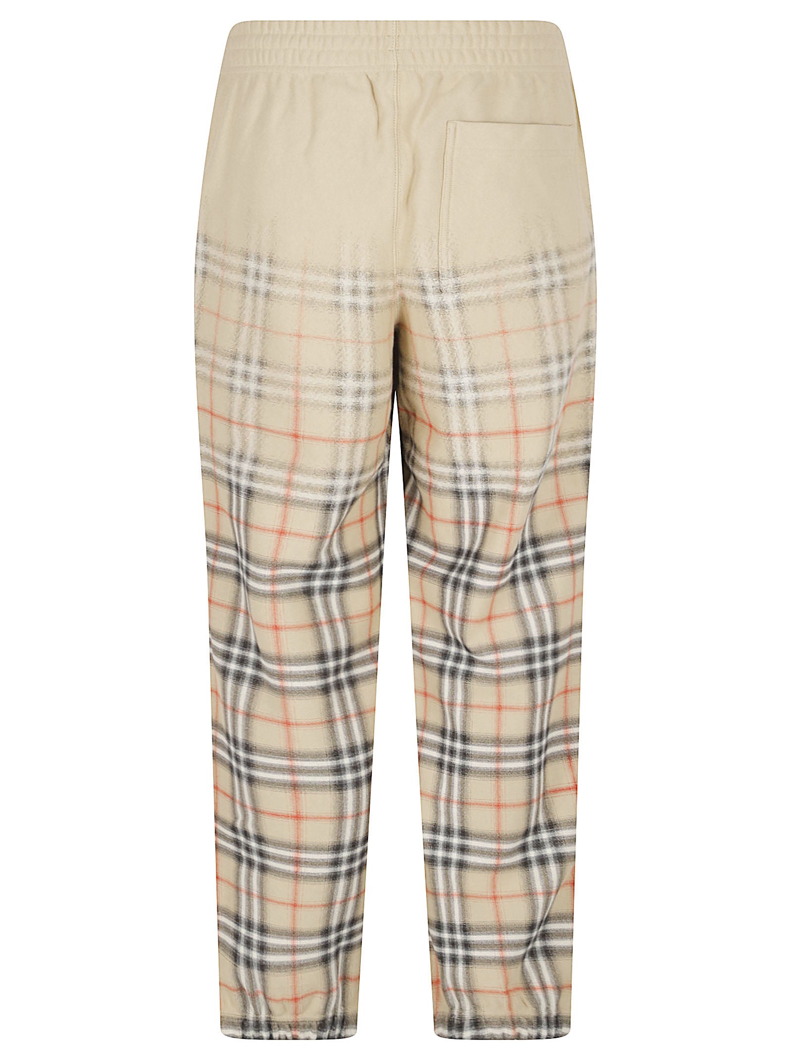 Comfort-Fit Trousers with Gradient Check Design