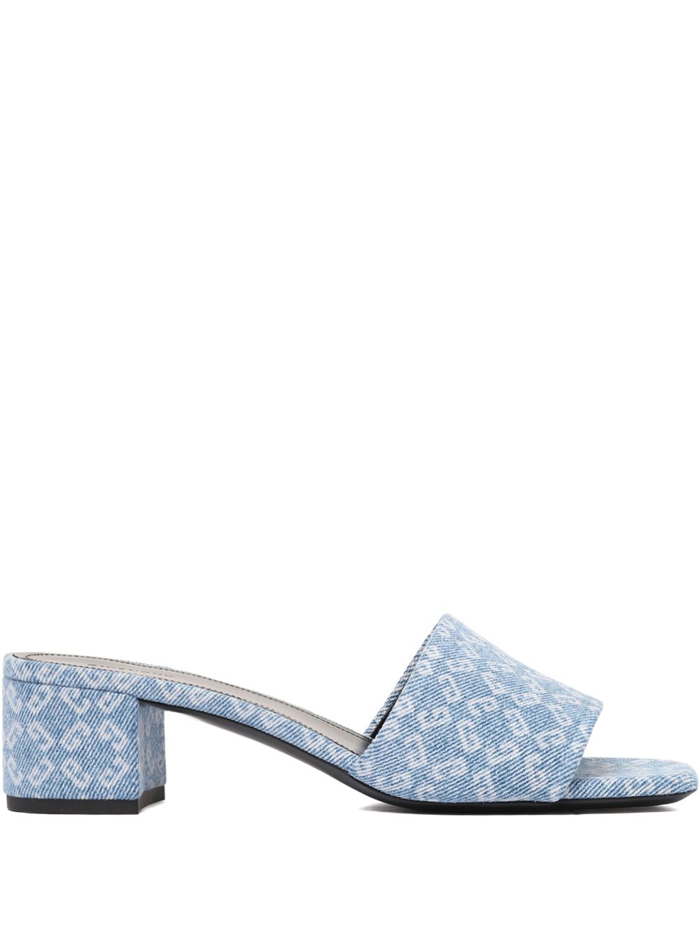 Light Blue Slip-On Sandals