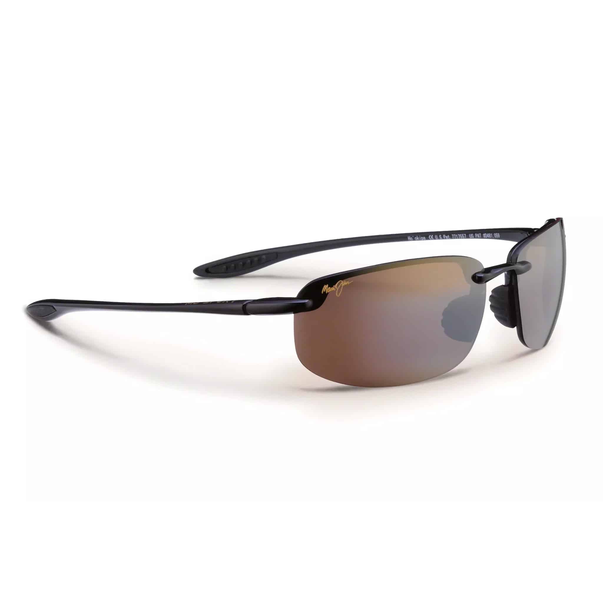Hookipa Rimless Sunglasses with Brown-Tinted Lenses and Thin Arms