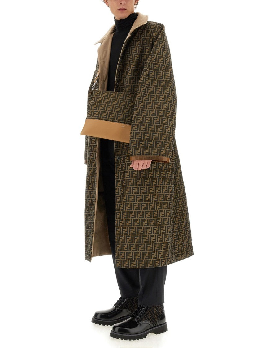 Fabric Trench Coat