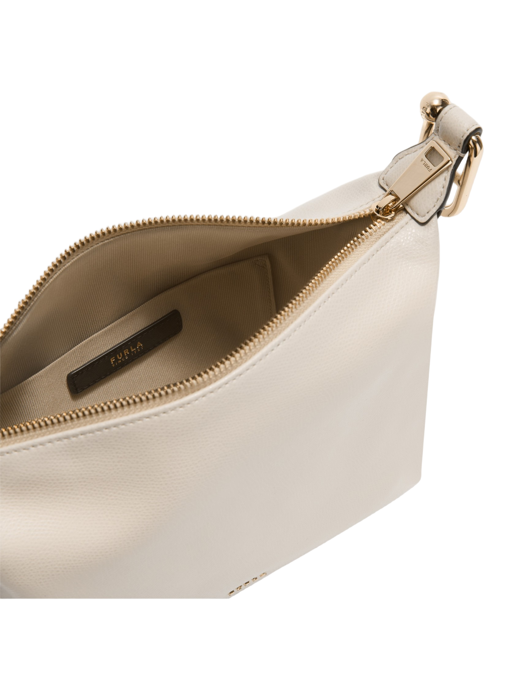 Tonie Mini Hobo Bag In Sand Leather