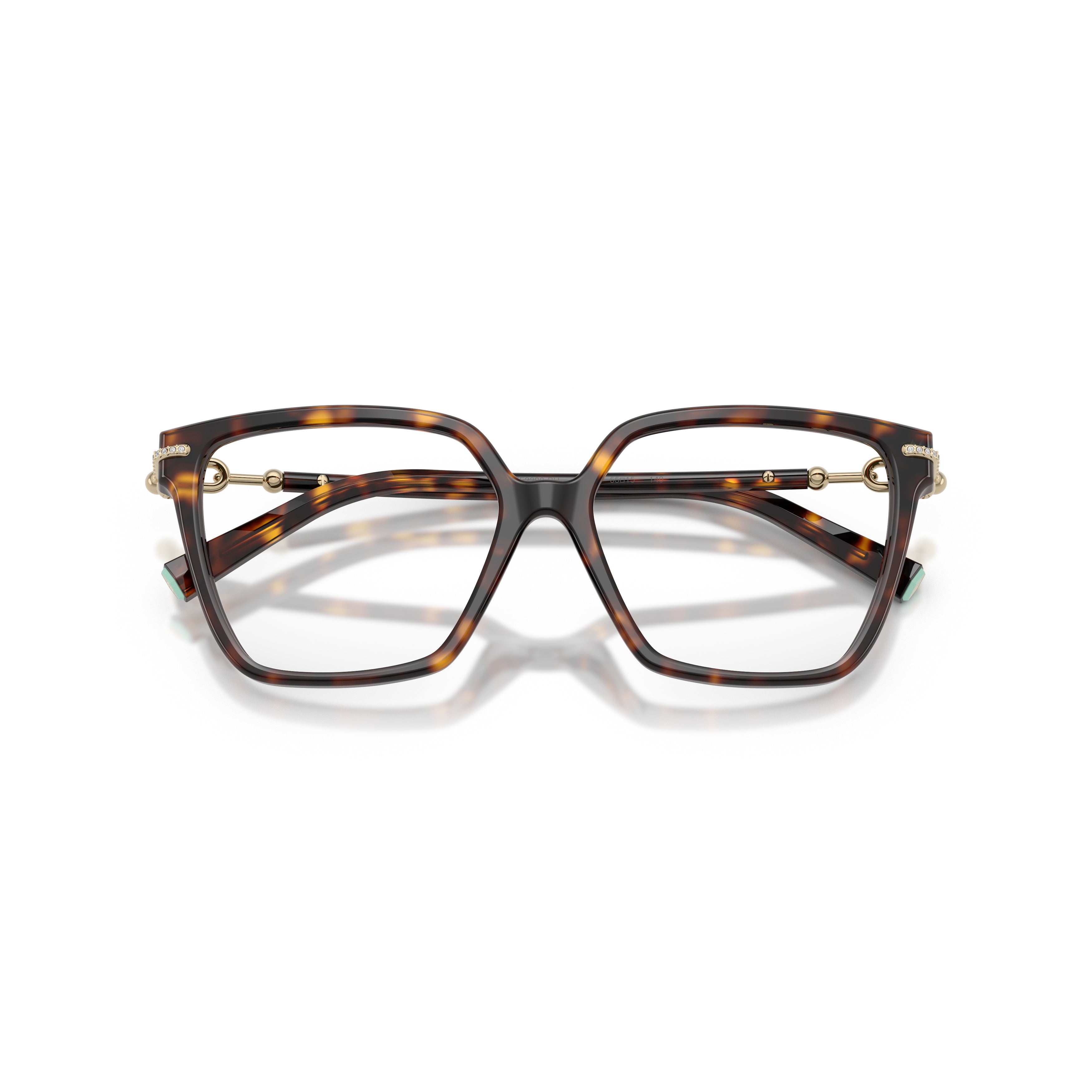 0tf2290bu Bold Oversized Square Frame Tortoiseshell Eyeglasses
