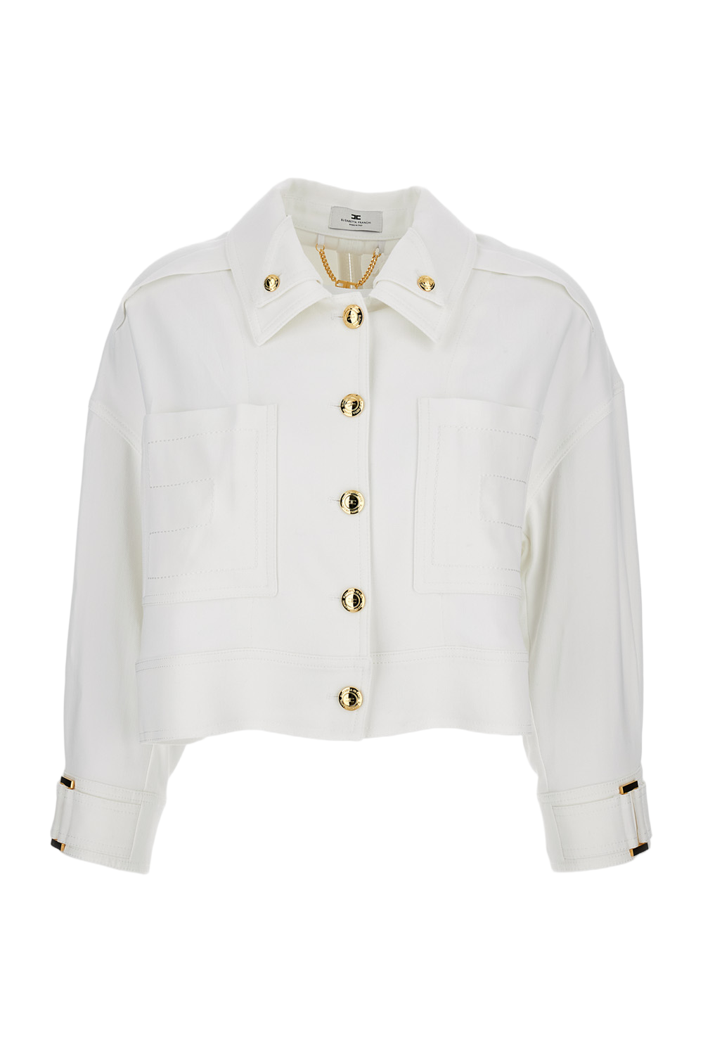 Gold-Button Relaxed Jacket