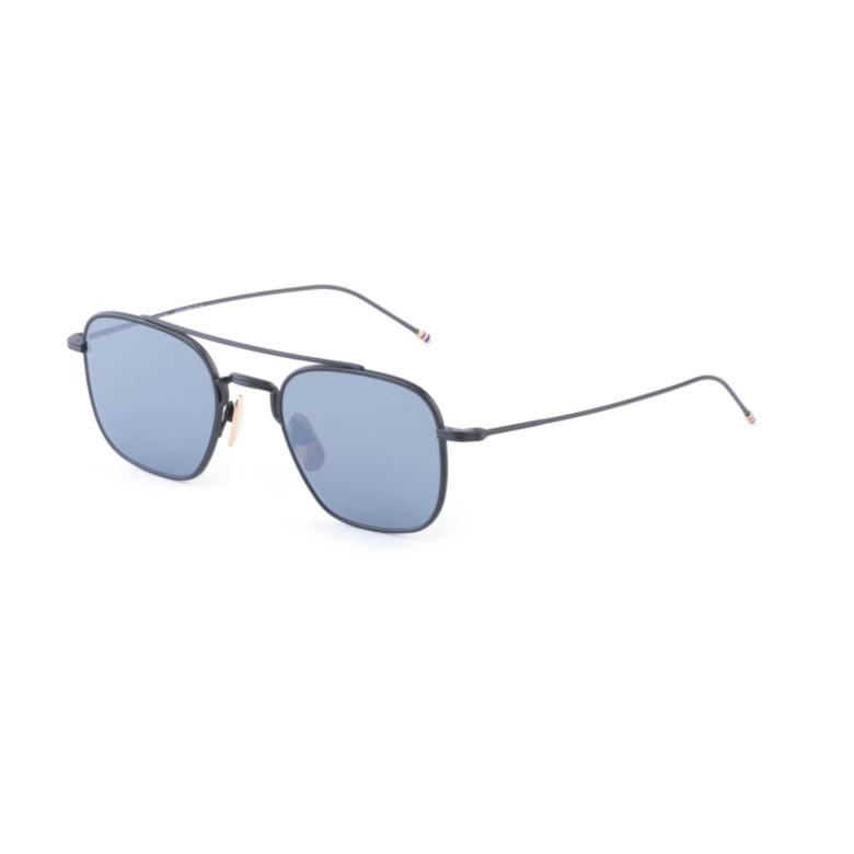 Ues907a Rectangular Blue-Tinted Sunglasses