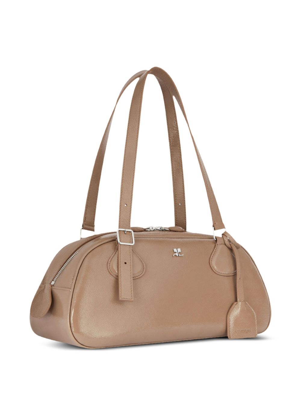 Beige Handbag with Adjustable Straps