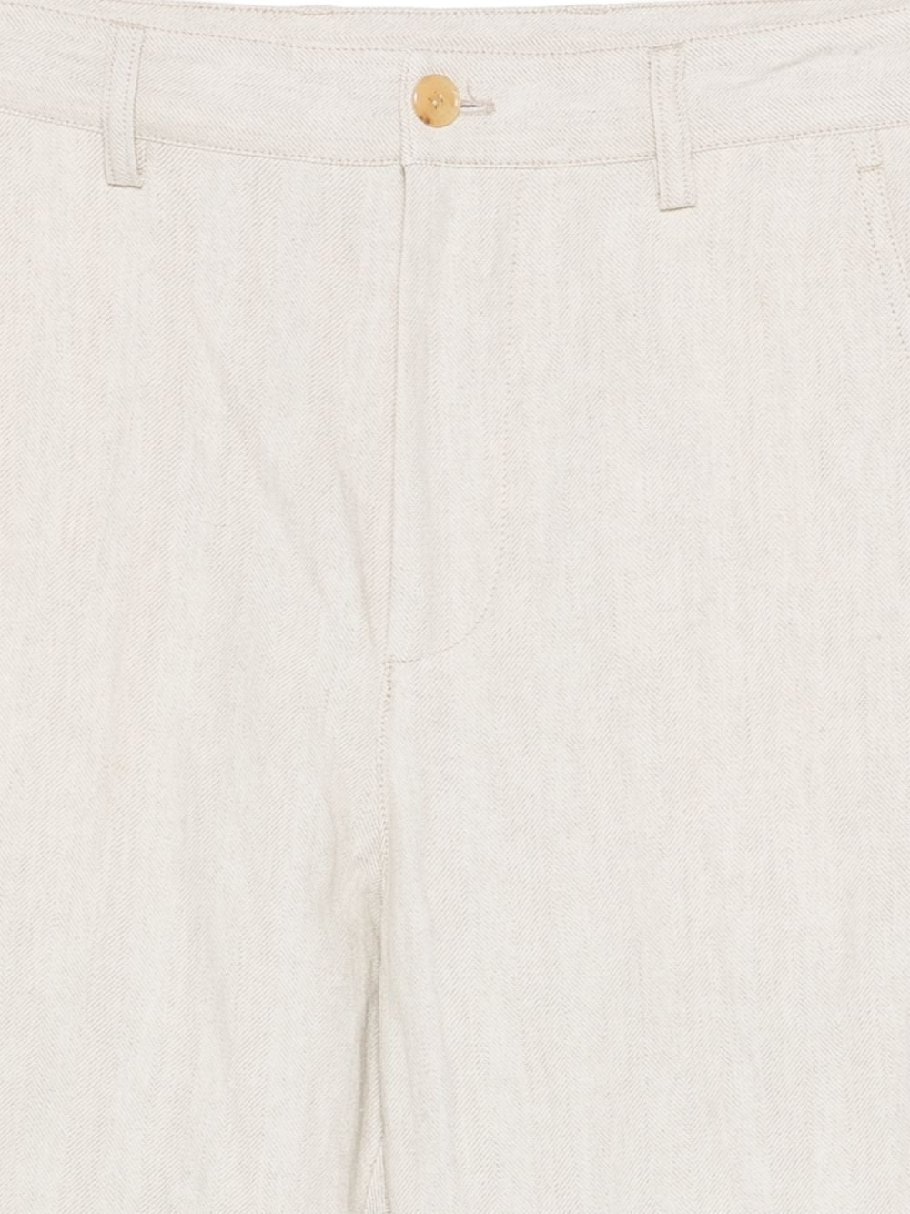 Tailored Minimalist Straight Leg Cotton Trousers