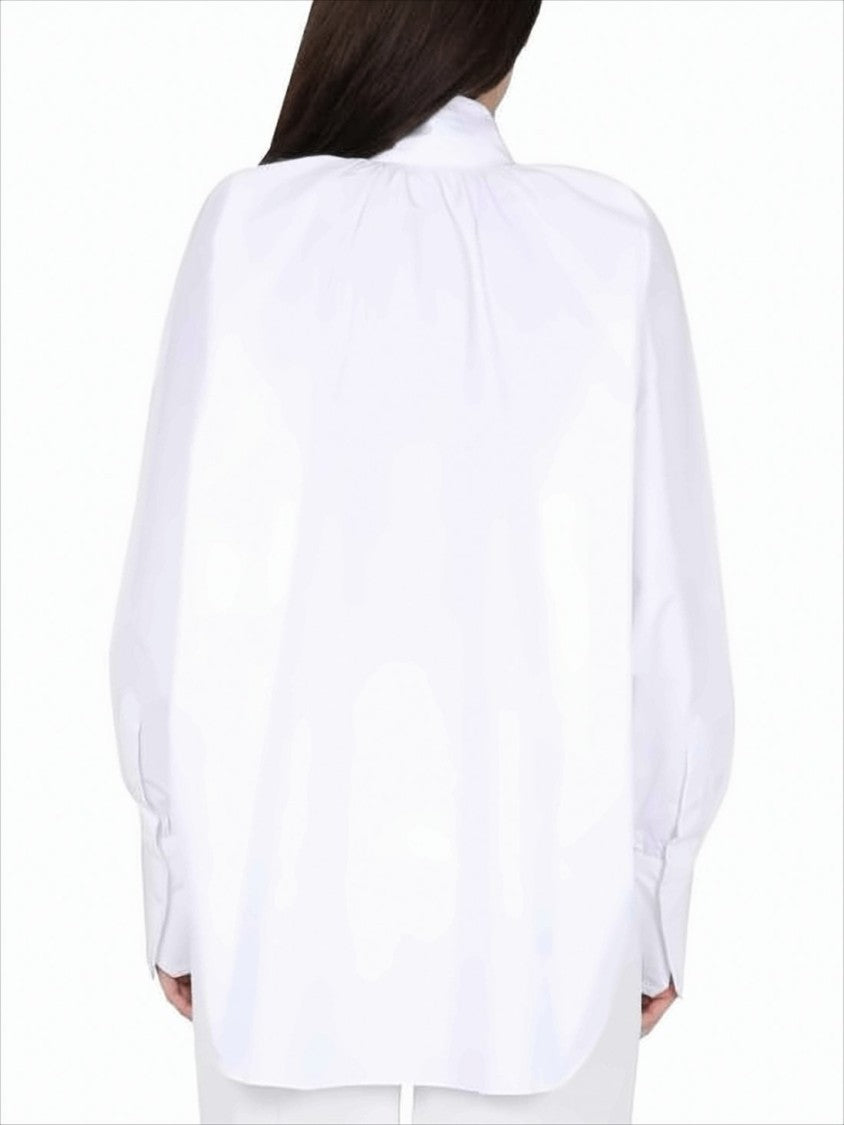 Voluminous White Cotton Shirt