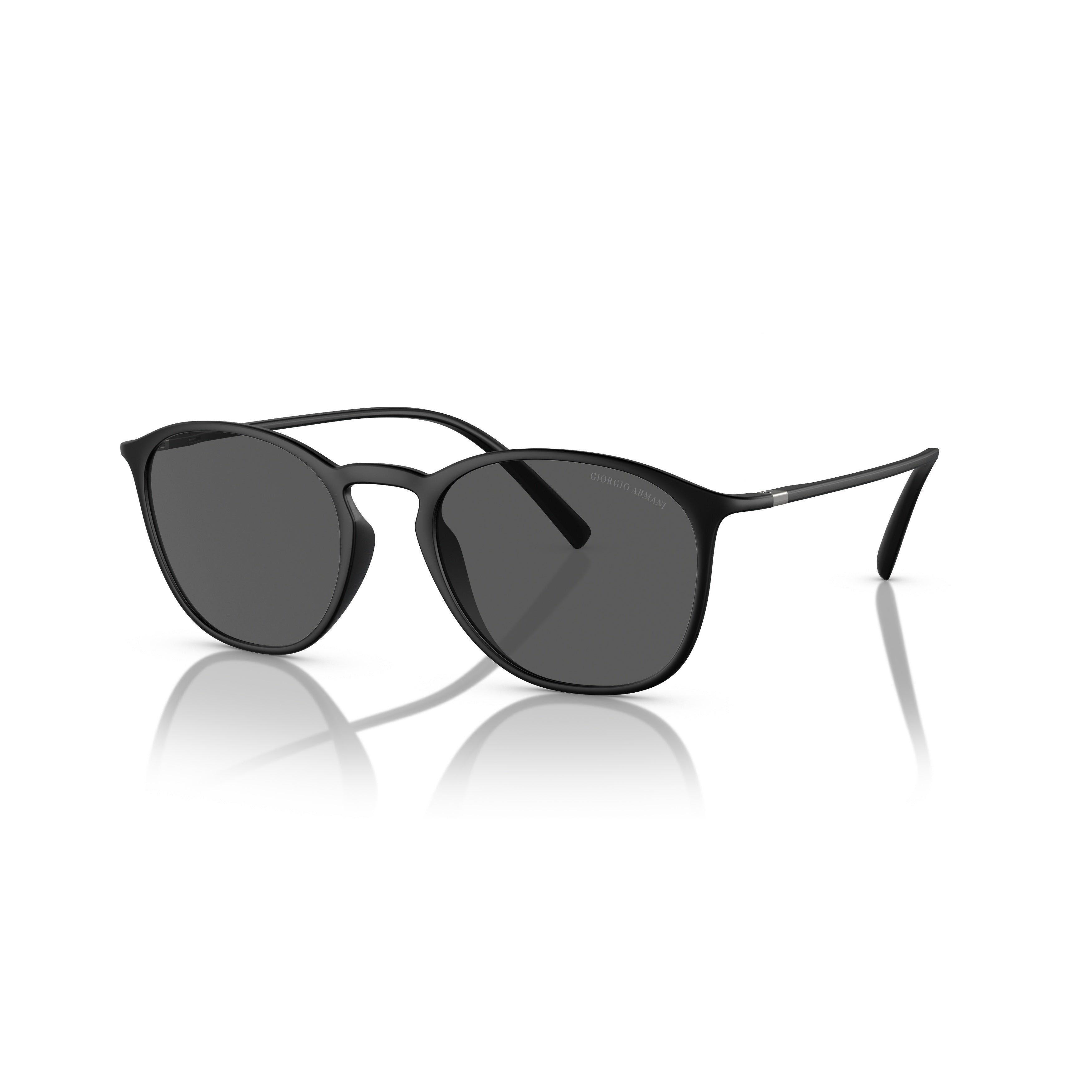 0ar8186u Rounded Frame Nylon Sunglasses with Thin Temples