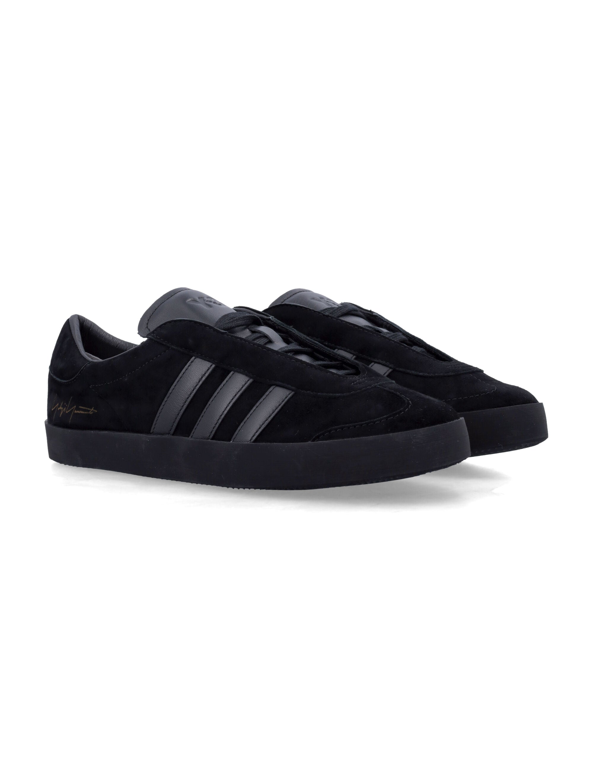 Gazelle Black Leather Sneakers