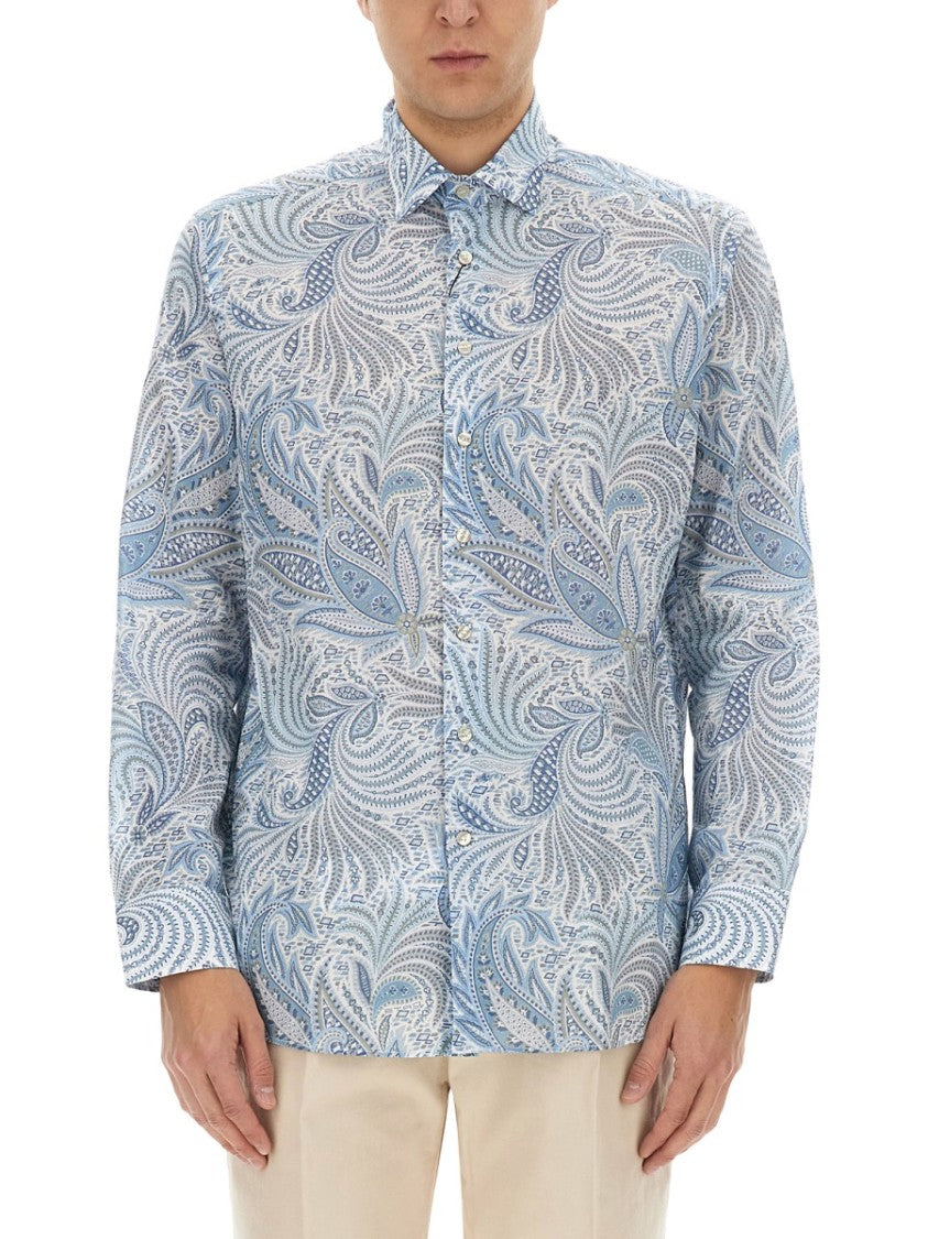 Paisley Pattern Cotton Shirt