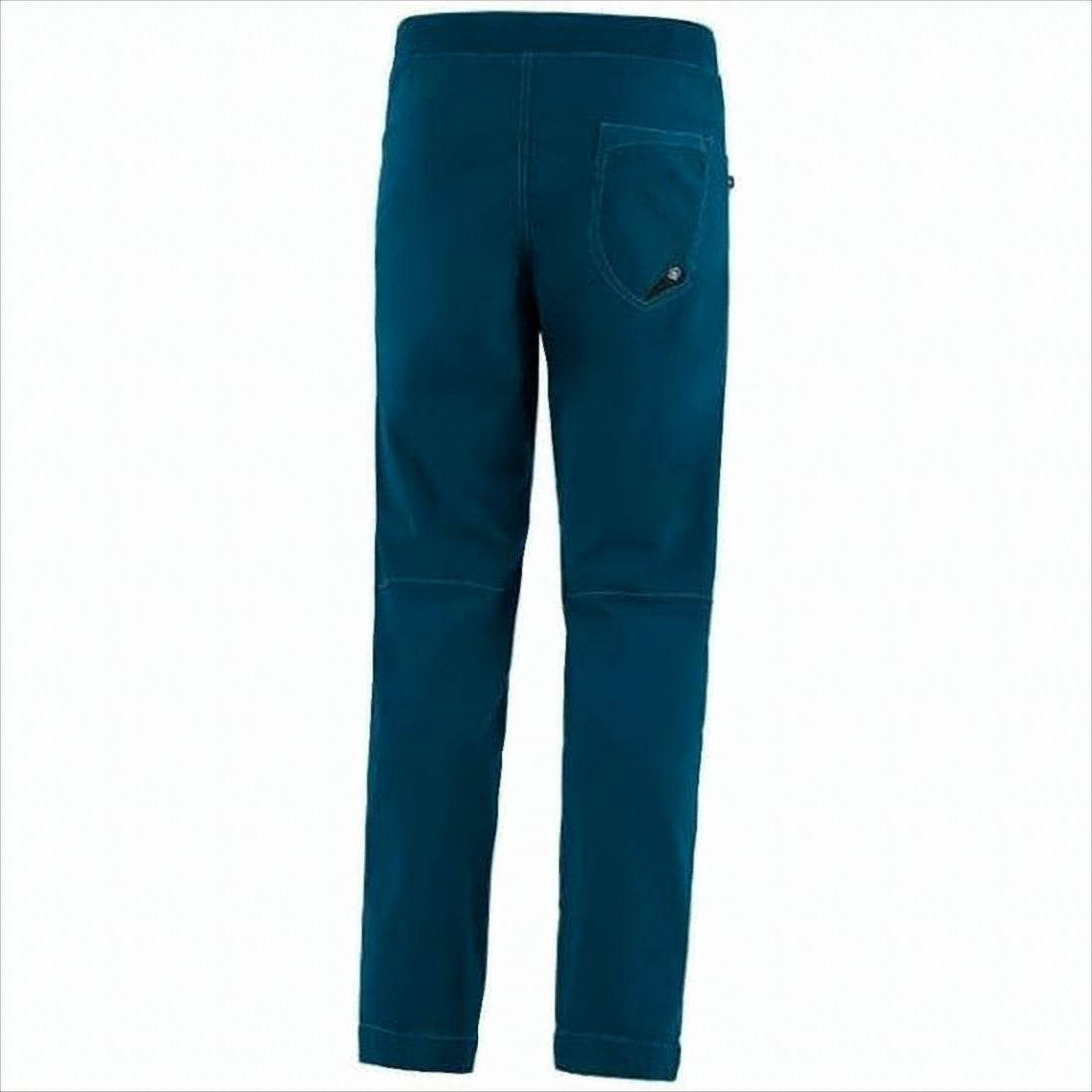 Essential Blue Straight Pants With Tailored Silhouette