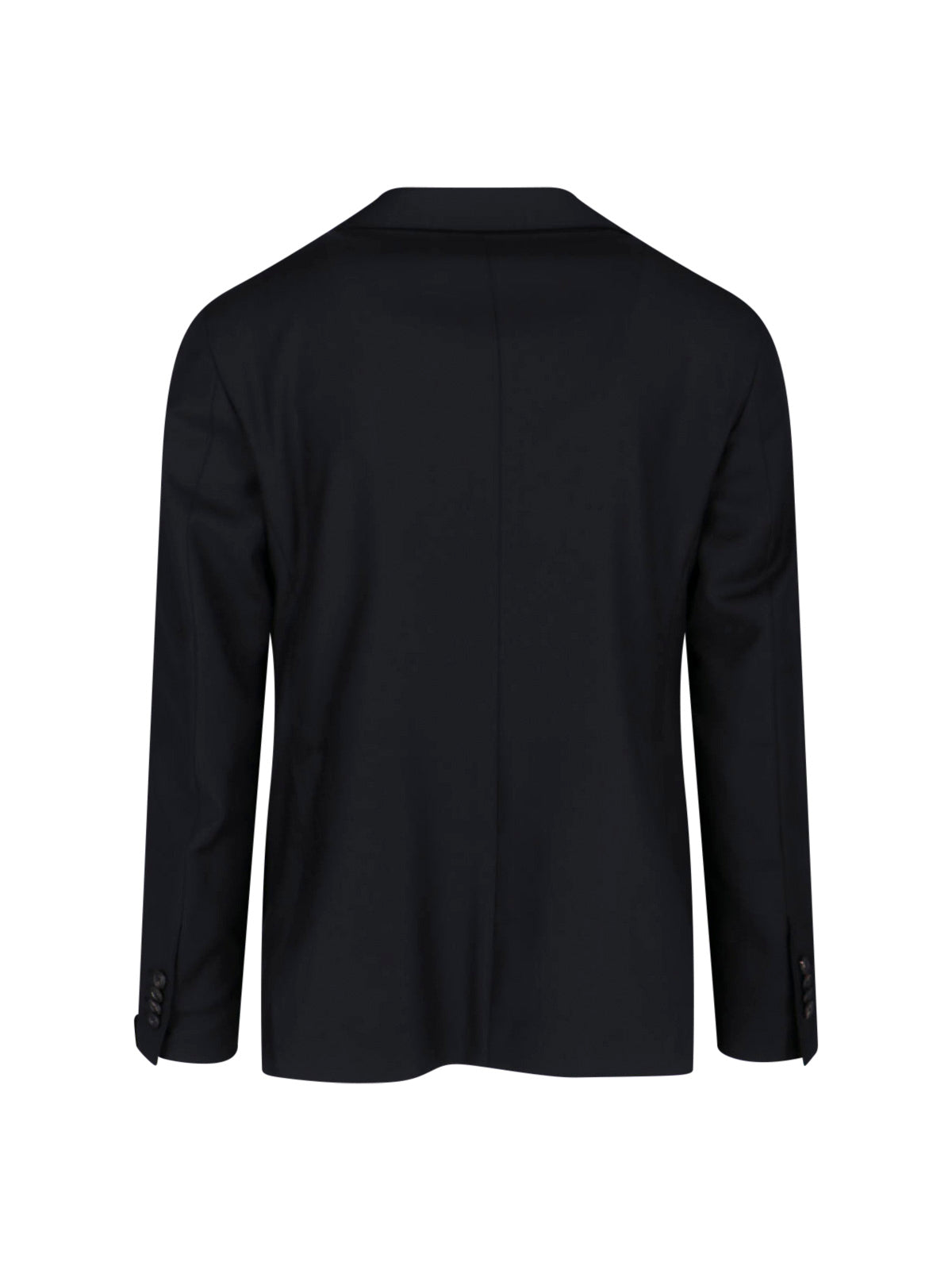 Single-Breasted Cutter Suit – Black
