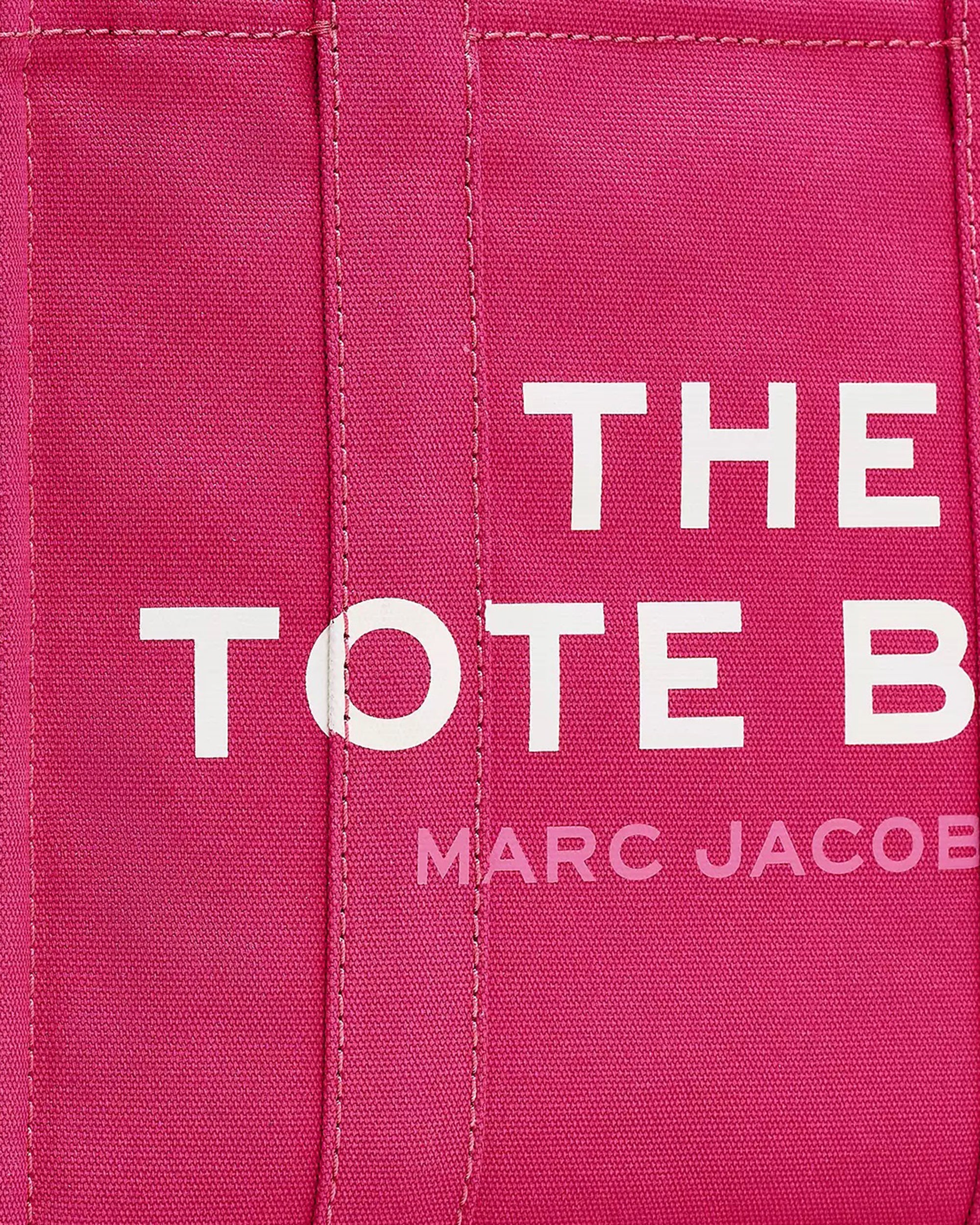 Medium Tote Bag in Raspberry Pink Canvas