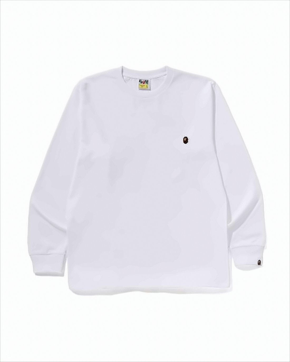 Minimalist Long-Sleeve T-Shirt with Subtle Logo Patch