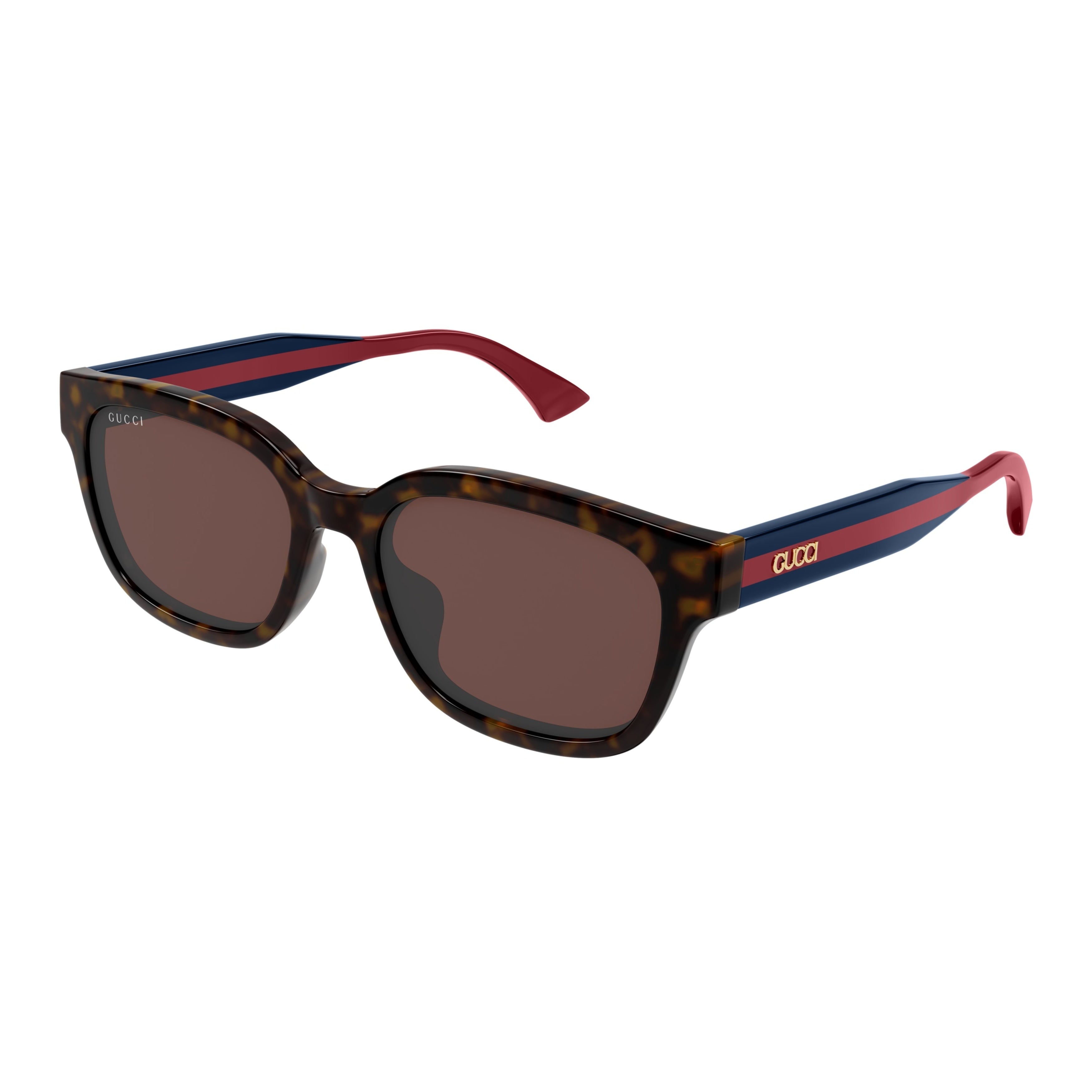 Gg1872sk Rectangular Tortoiseshell Sunglasses