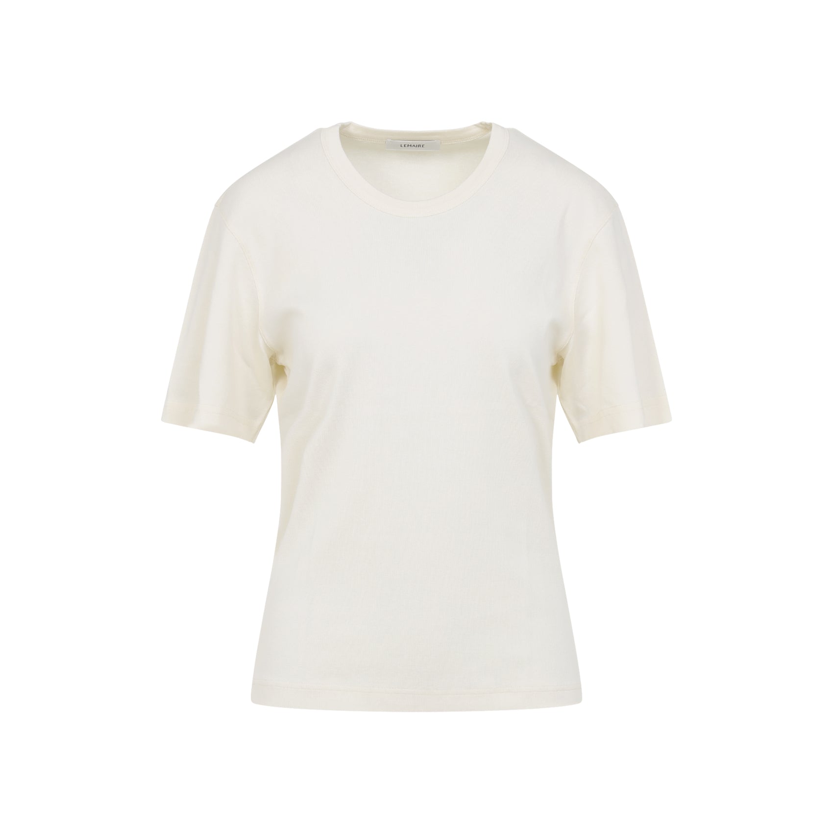 Minimalistic Cotton T-Shirt with Classic Crew Neckline