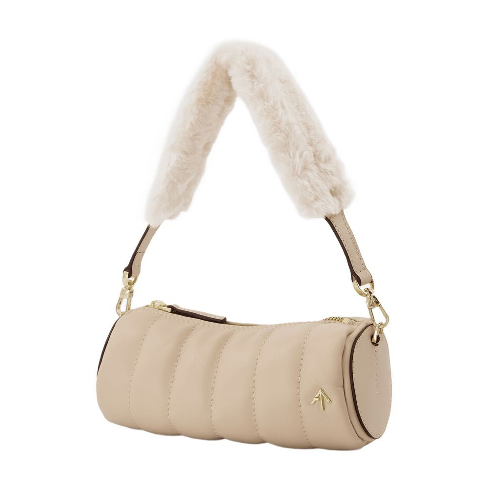 Mini Padded Cylinder Hand Bag