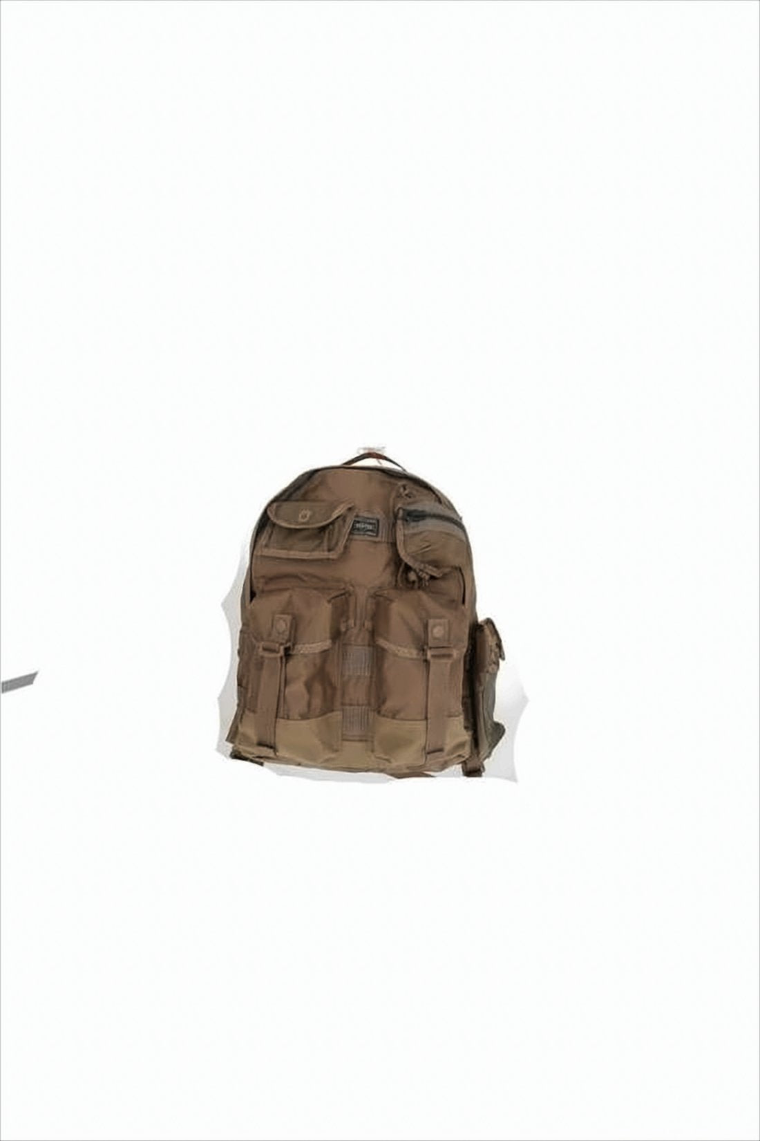 Rugged Nylon Backpack with Flap Closure