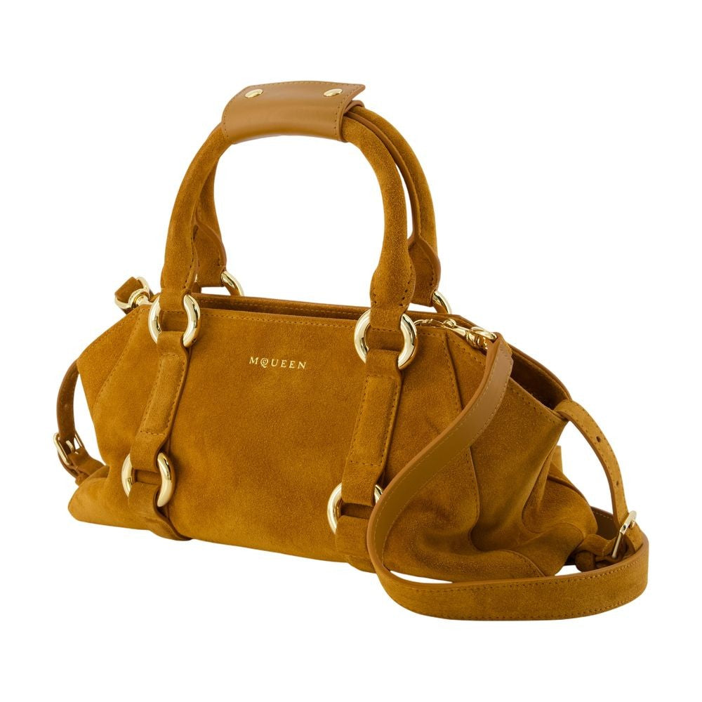 Structured Brown Calfskin Mini Purse With Clean Lines