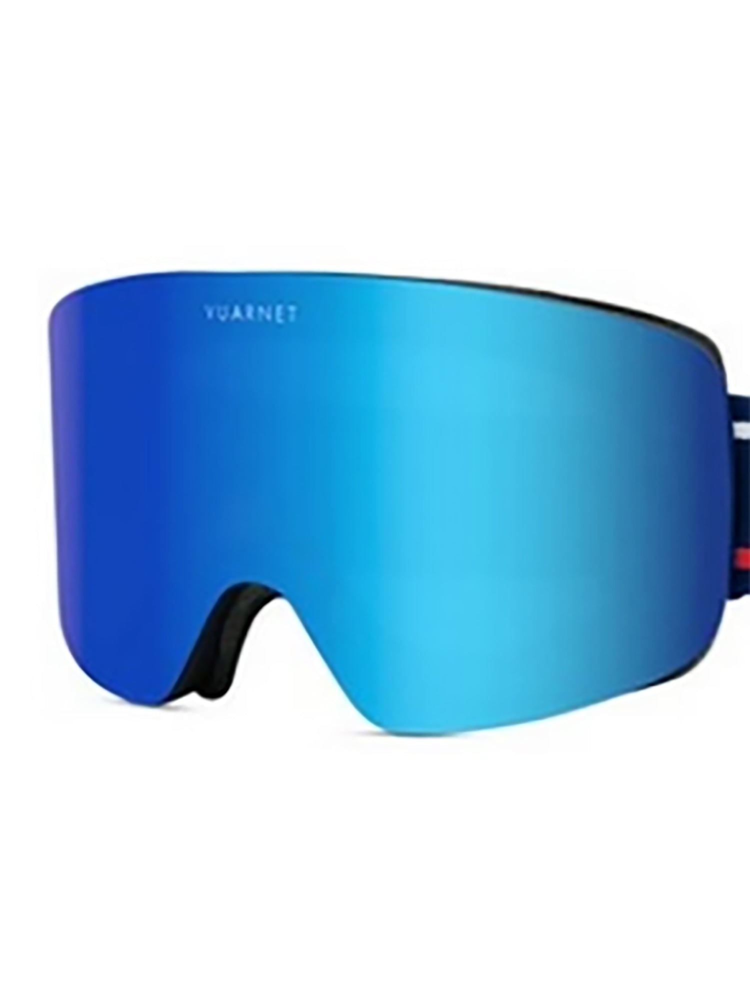 Wraparound Blue Mirrored Sunglasses