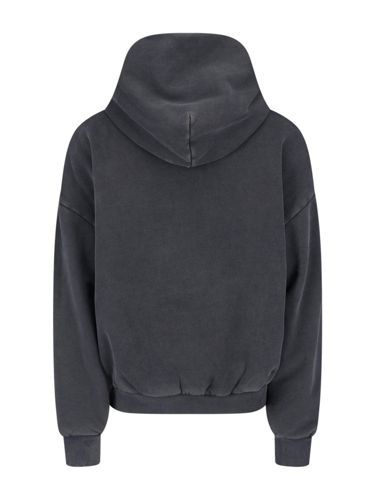 Grey Charcoal Vintage Wash Hoodie