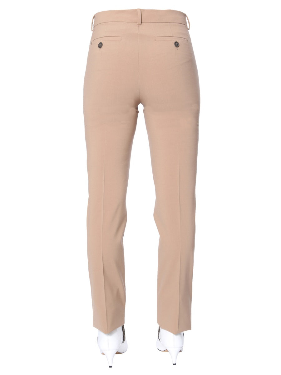 Tailored Straight-Leg Narvel Pants With Polished Finish
