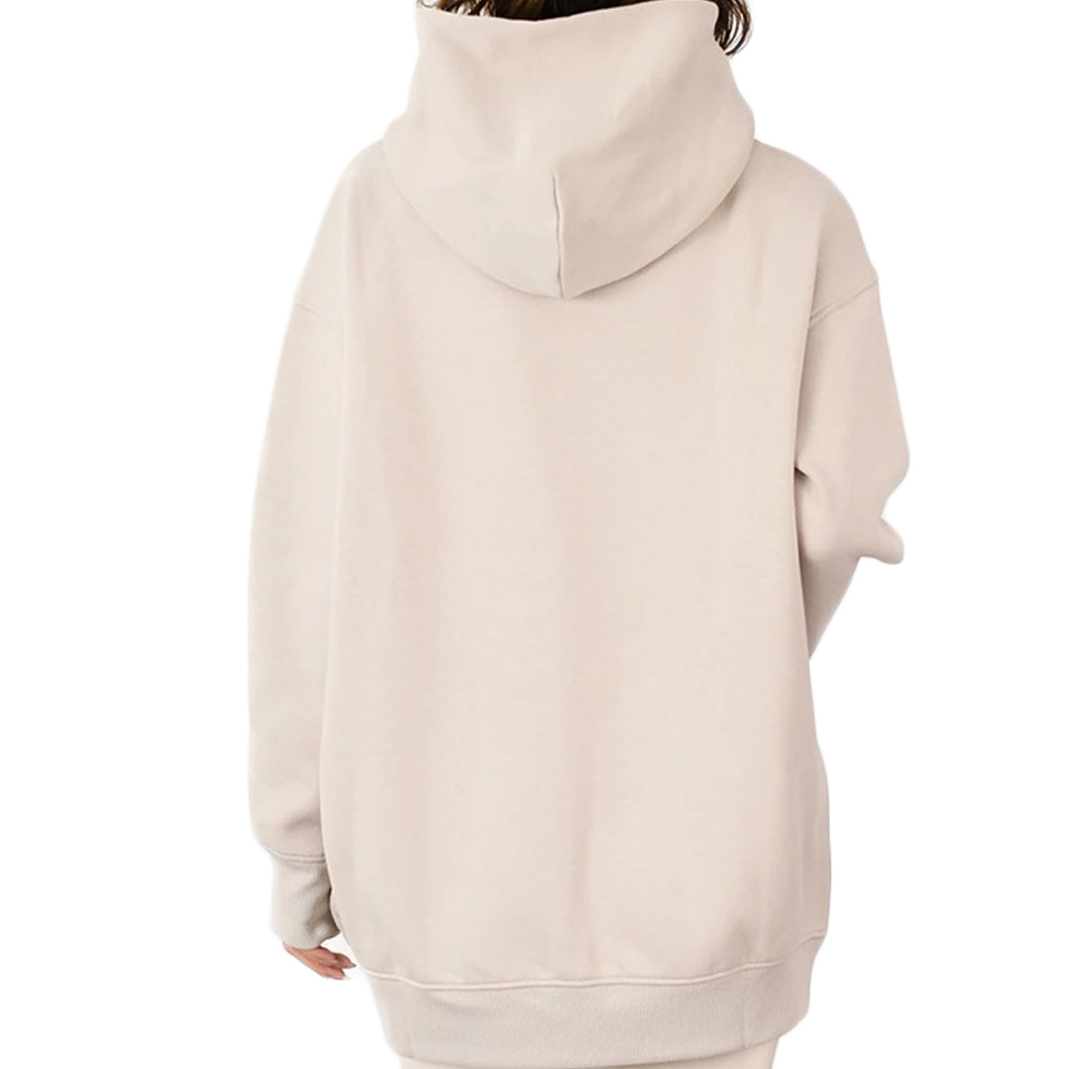 Relaxed-Fit Hoodie with Graphic Text Detail