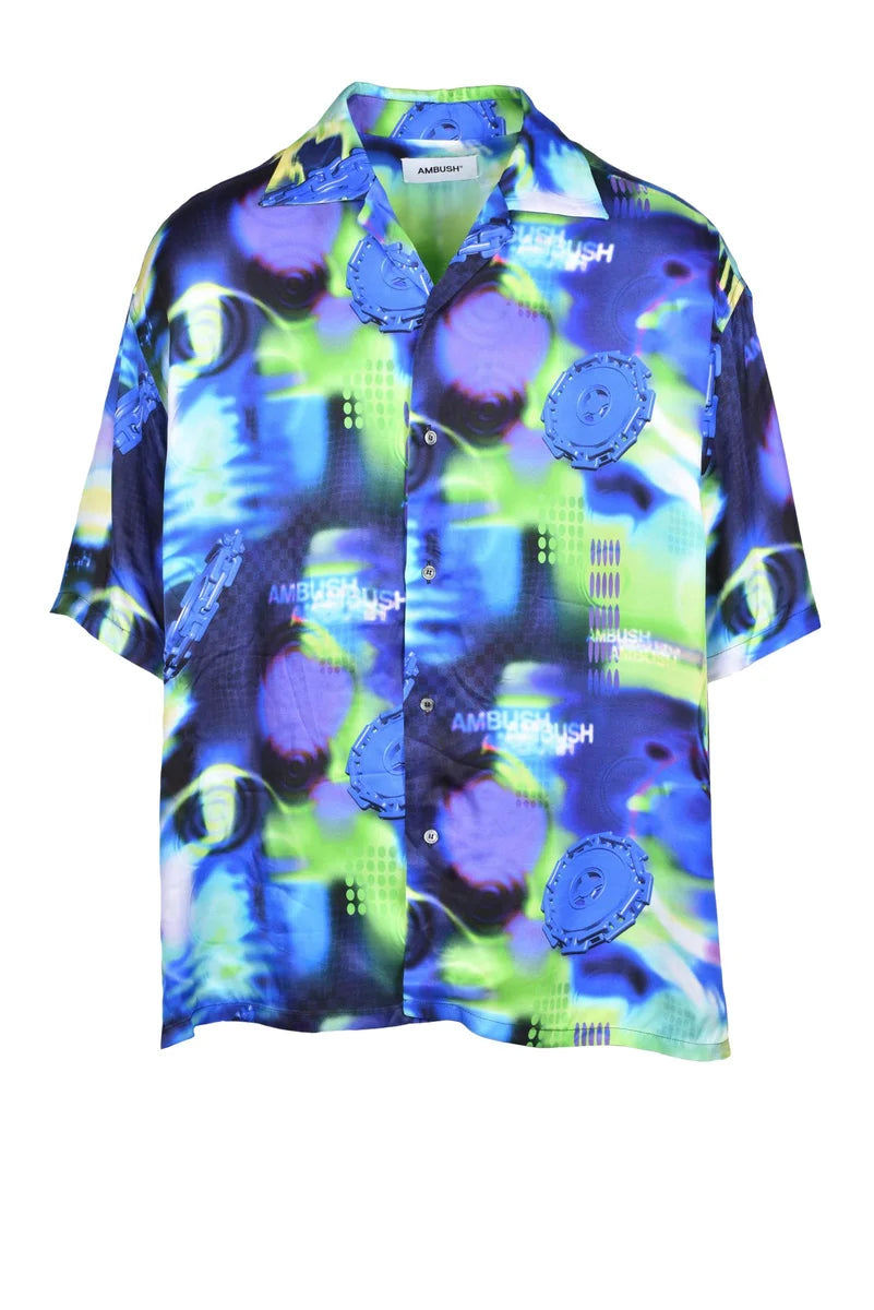 Printed Shirt - Blue/Green