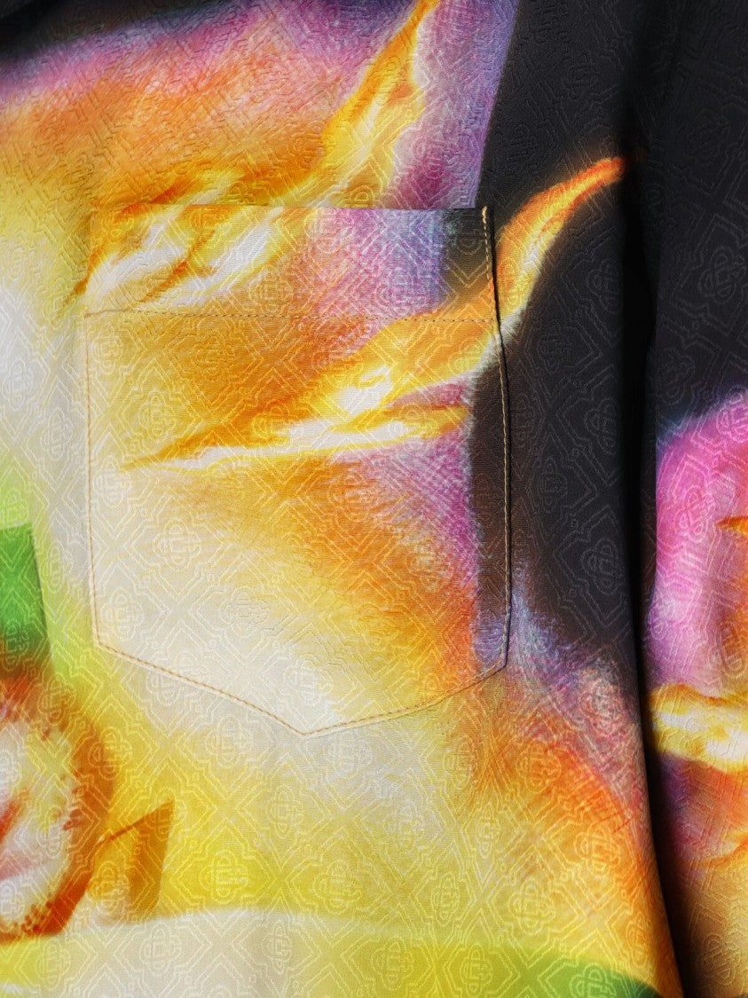 Vibrant Multicolour Casual Shirt With Classic Collar