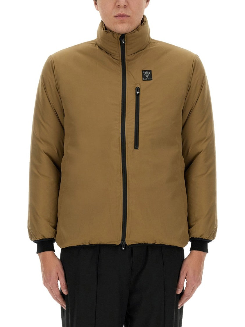 Padded Jacket With High Collar