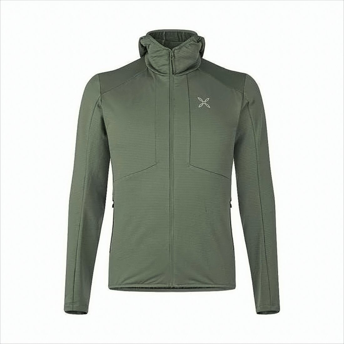 Tailored Green Activewear Jacket with Zippered Pockets