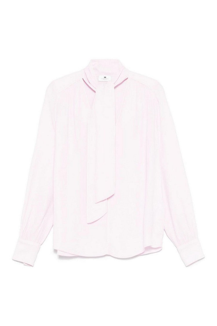 Soft Viscose Shirt With Tie Detail