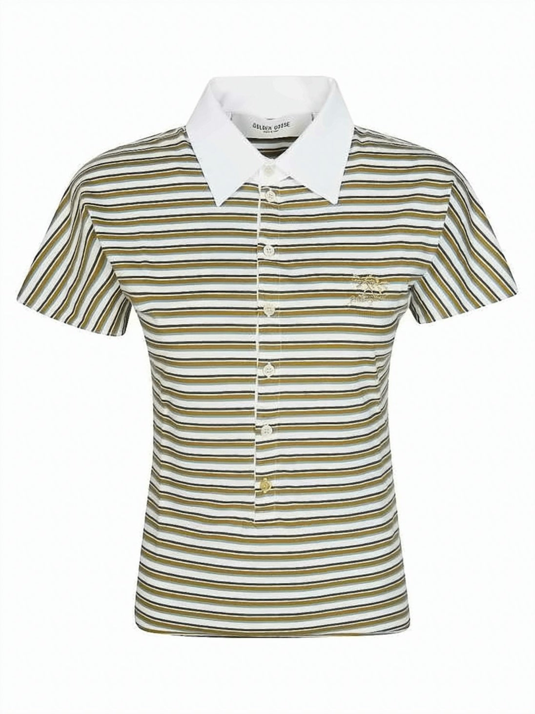 Short-Sleeved Polo Shirt in Fine Wool