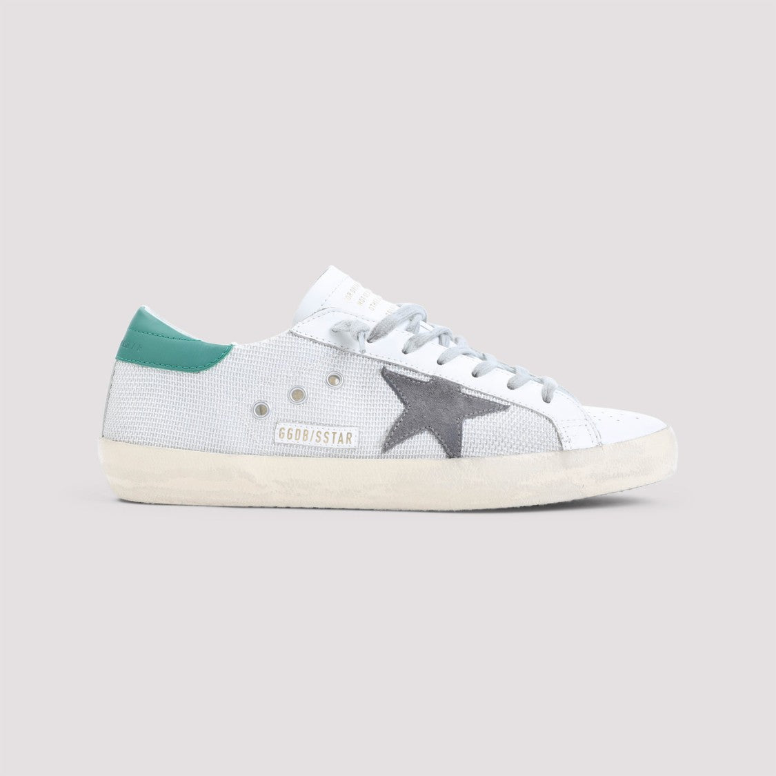 White Leather Golden Goose Superstar Sneakers