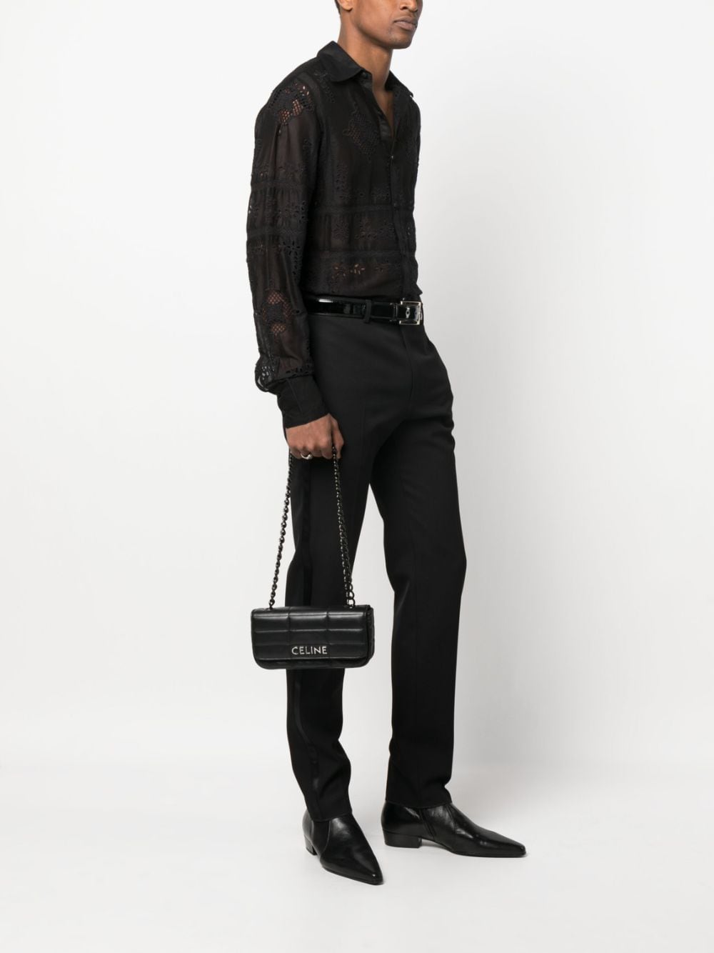 Quilted shoulder bag