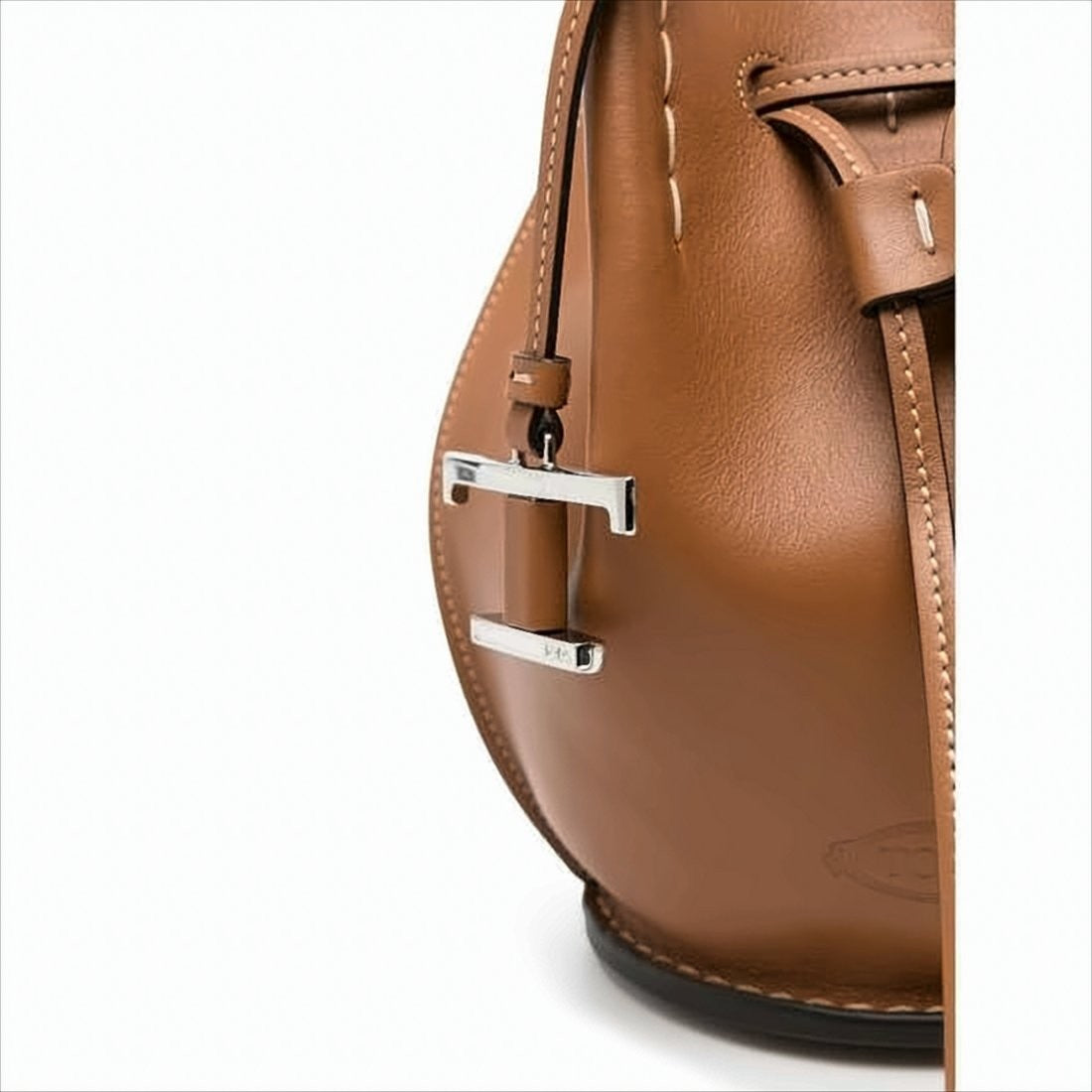 Bucket-Style Shoulder Bag with Drawstring Closure