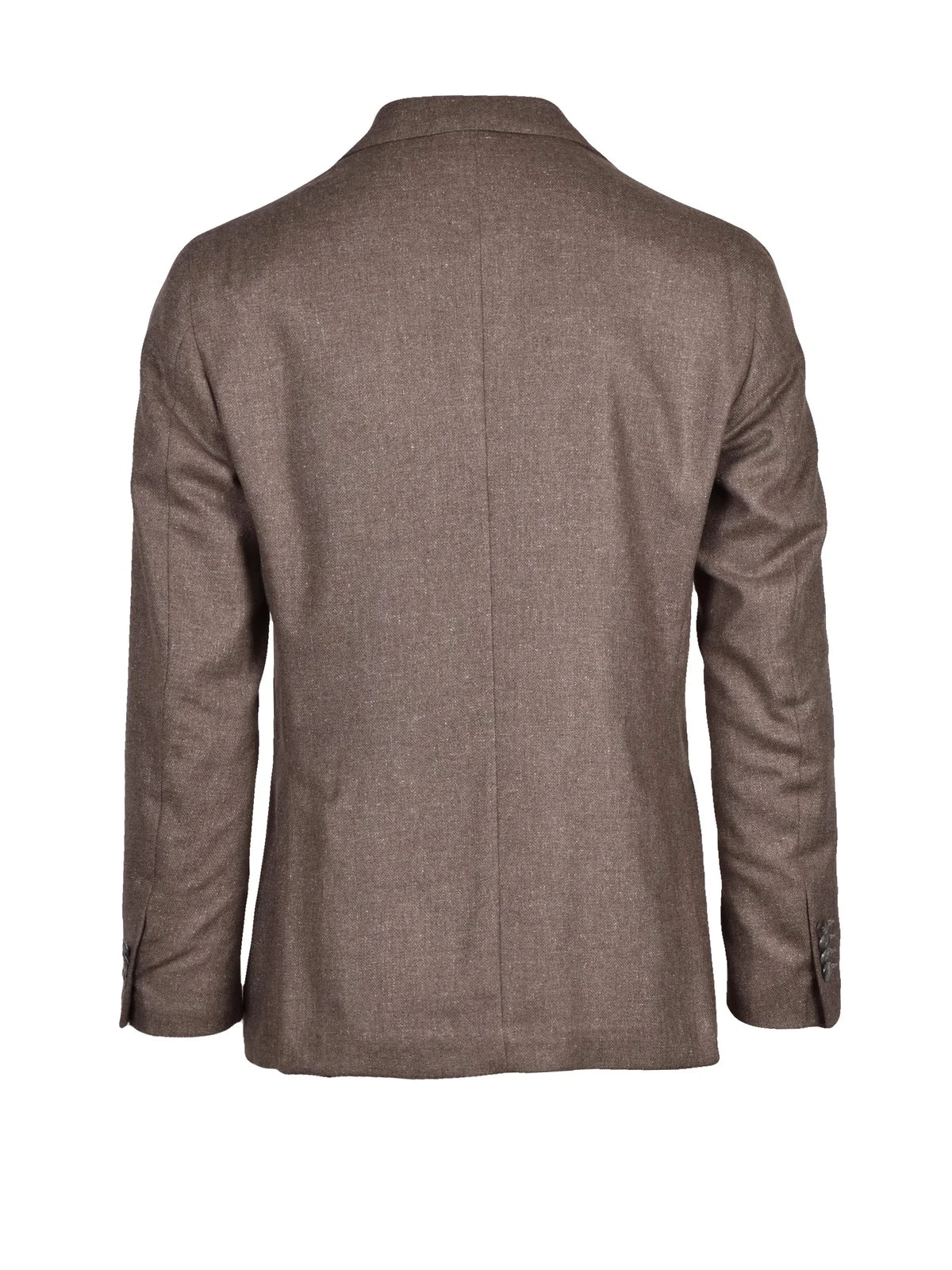 Silk-Wool Blazer Featuring Rounded Design And Unlined Interior