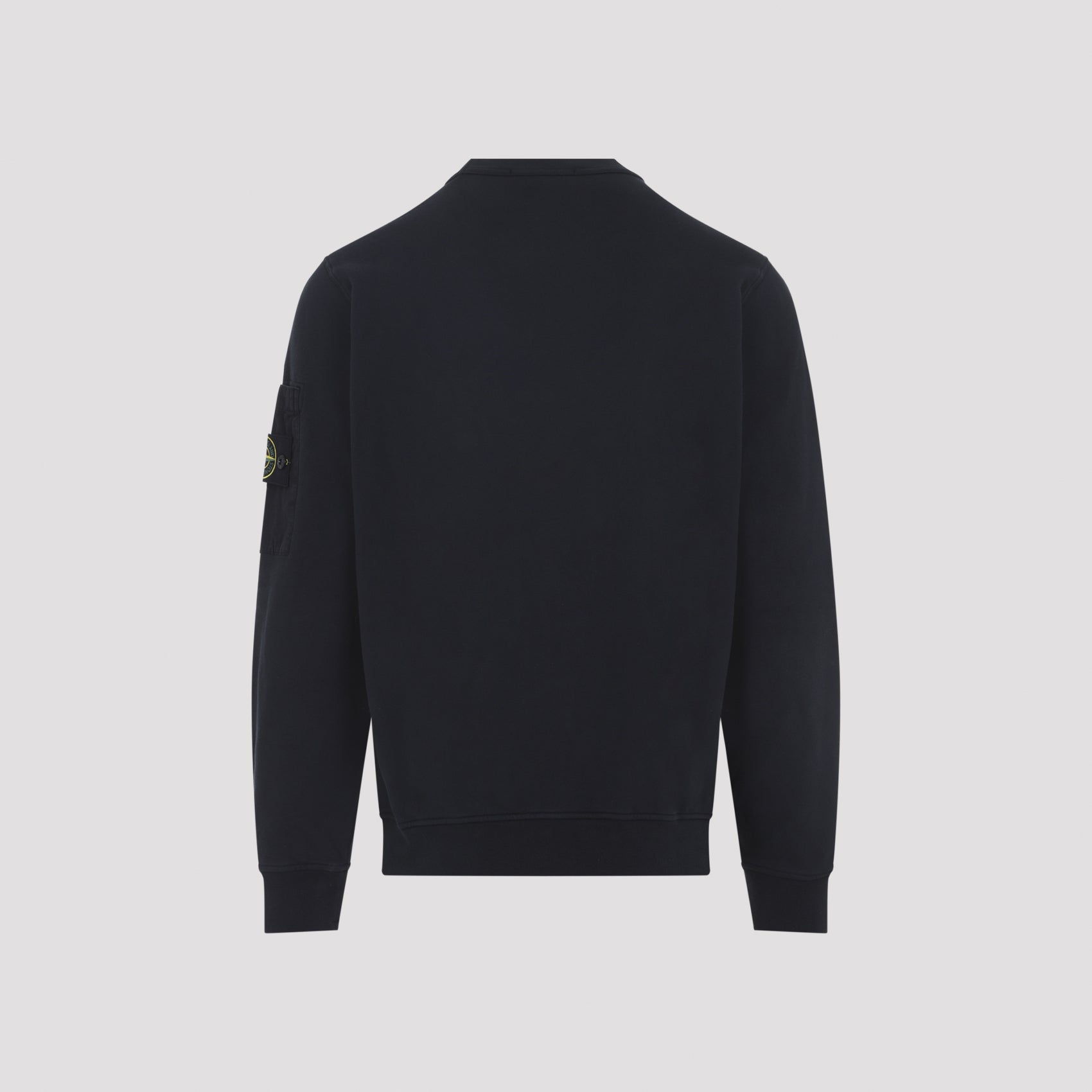 Crewneck Sweatshirt With Ribbed Cuffs