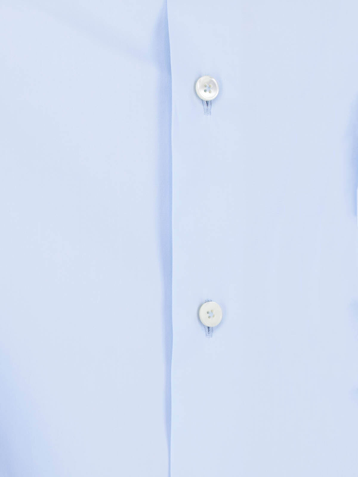 Light Blue Cotton Poplin Pointed Shirt